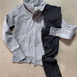Lululemon Zip Up & Athleta Leggings